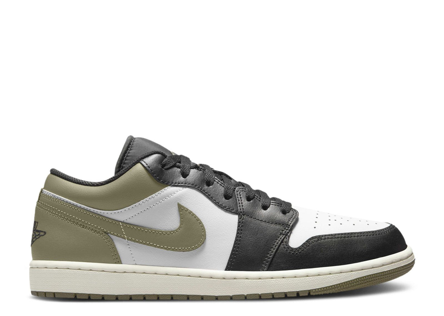 Air Jordan 1 Low Black Toe Medium Olive