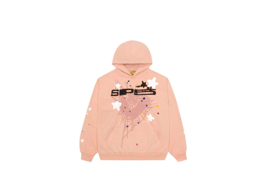 Sp5der Sp5 Peach Hoodie