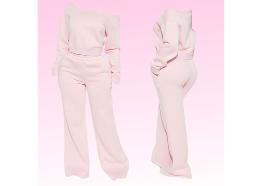 Just A Girl Pink Set