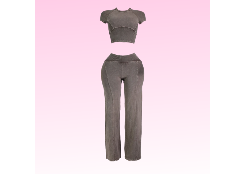 Came To Chill Set- Washed Pecan
