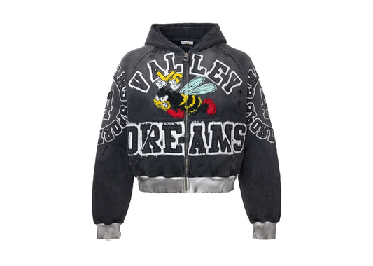 Vale Forever Anthem Black Mono Zip-Up