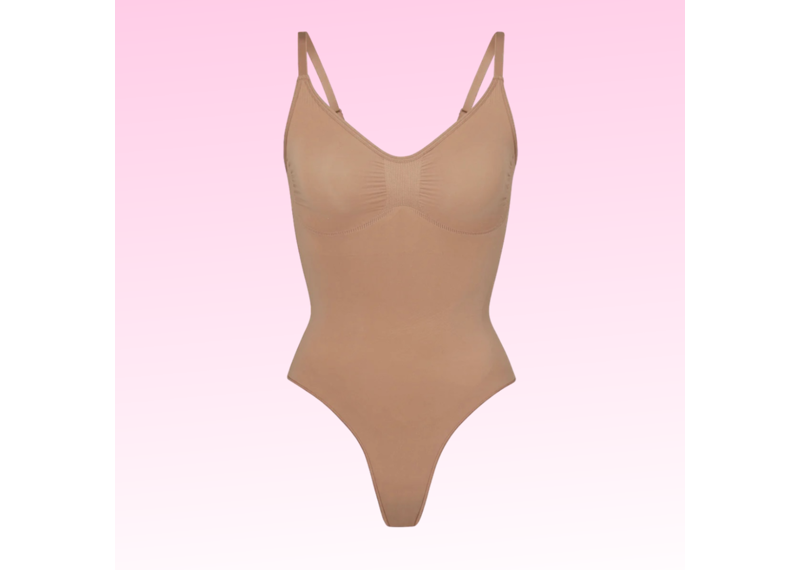 SKIMS Seamless Sculpt Thong Bodysuit- SIENNA