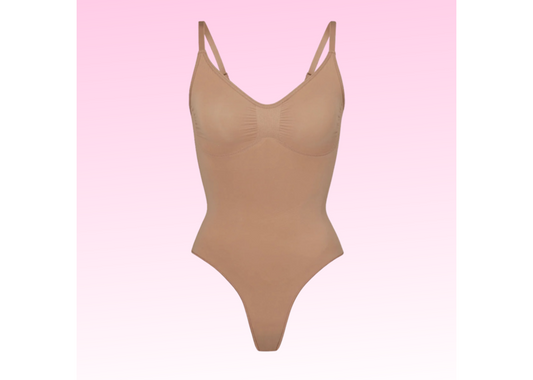 SKIMS Seamless Sculpt Thong Bodysuit- SIENNA