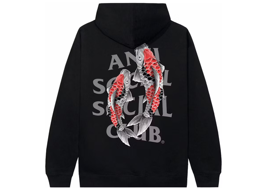 Anti Social Social Club Hoodie Koi Garden