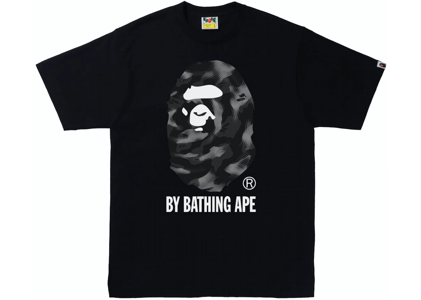 BAPE Stroke Camo by Bathing Ape Tee Black/Black