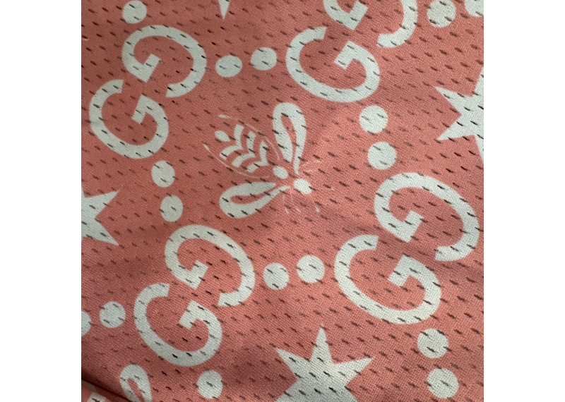 Designer Remade Shorts Peach Bee