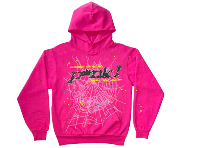 Sp5der P*nk Hoodie Pink