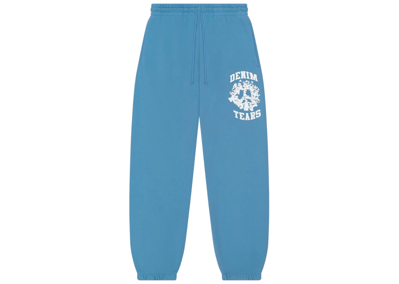 Denim Tears University Sweatpants Light Blue