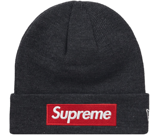 Supreme New Era Box Logo Beanie (FW21) Charcoal