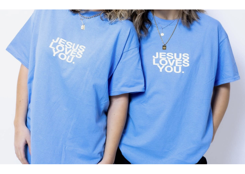JLY University Blue Logo Tee
