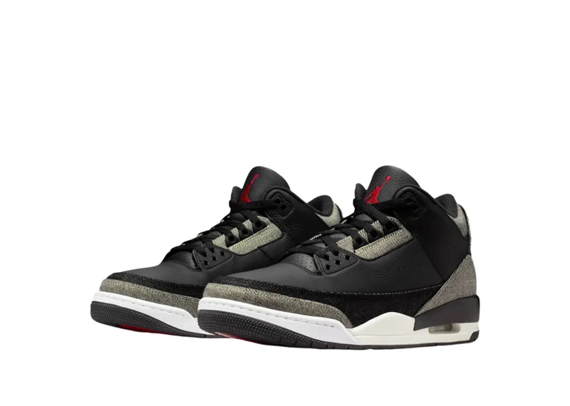 Levis x Air Jordan retro 3 Black