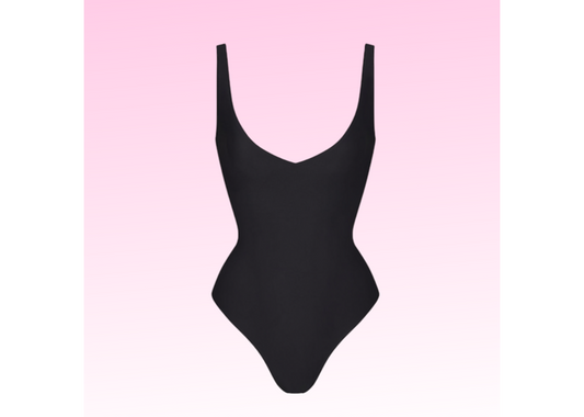 SKIMS body plunge bodysuit- ONYX