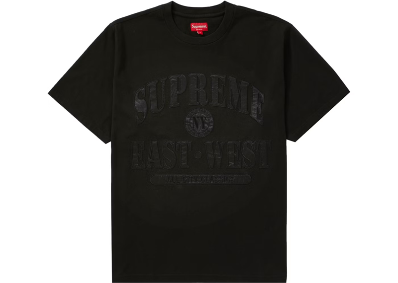 Supreme East West Tee Black