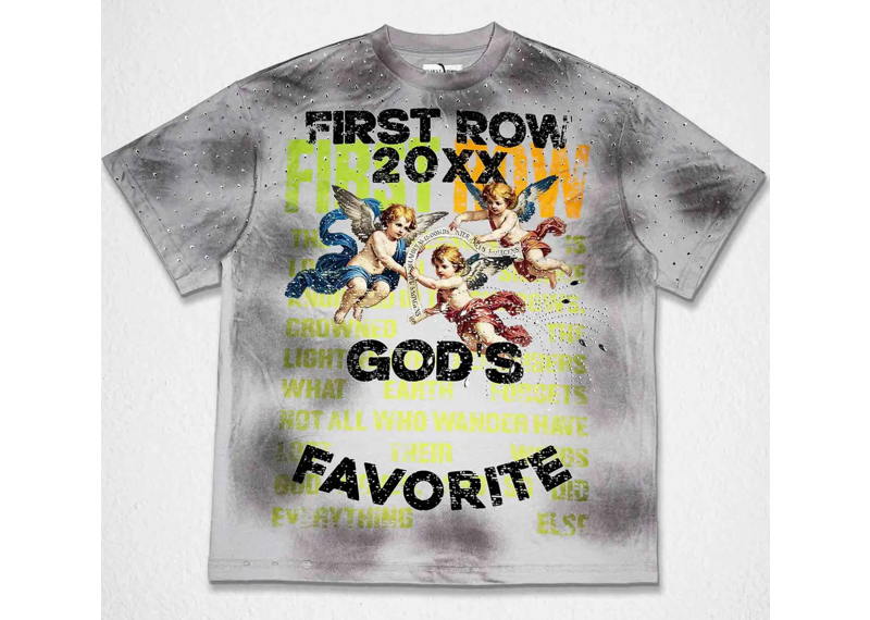 Gods Favorite Angelic Grey Tee