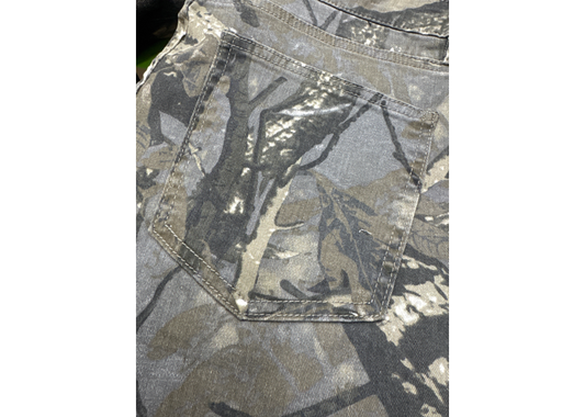 Flare Twill Pants Vintage Camo