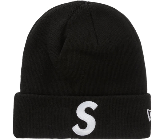 Supreme New Era S Logo Beanie Black