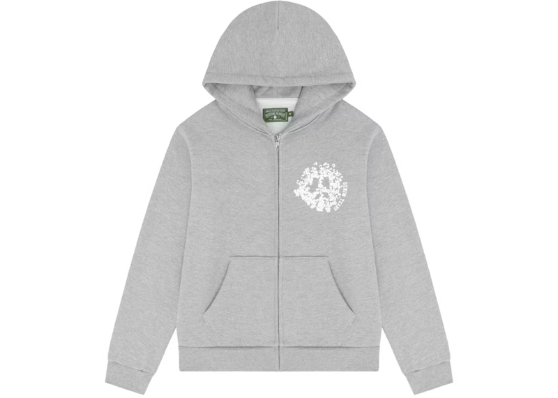 Denim Tears University Zip Up Grey