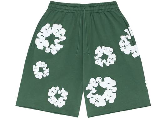 Denim Tears Cotton Wreath SweatShorts Green