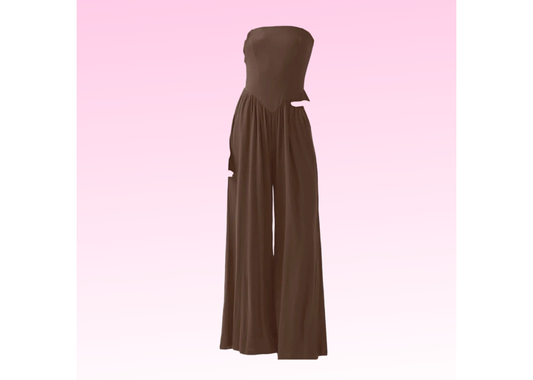 Sahara Jumpsuit - Cocoa