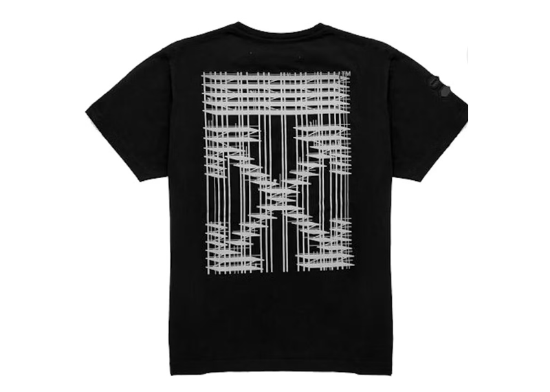 Off-White Industrial T-Shirt Black/Silver
