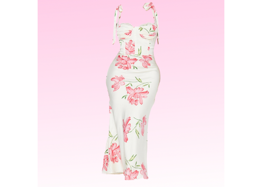 Brunch Time Floral Dress