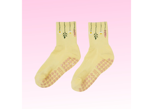 Flower Stem Grip Socks