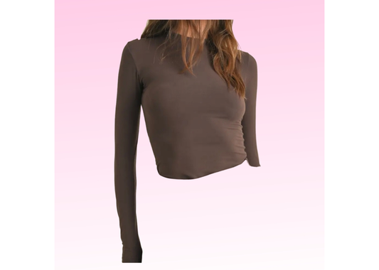 Soft Knit Jersey Long Sleeve - Chocolate