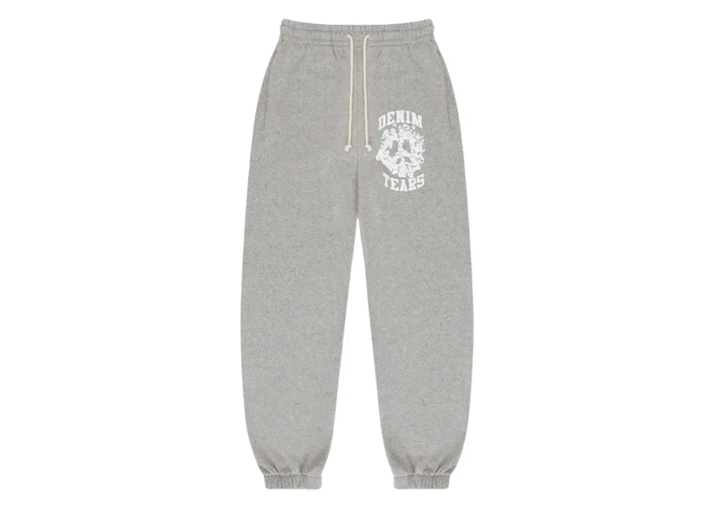 Denim Tears University Sweatpants Grey