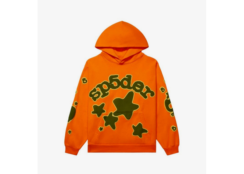 Sp5der Beluga Hoodie Orange