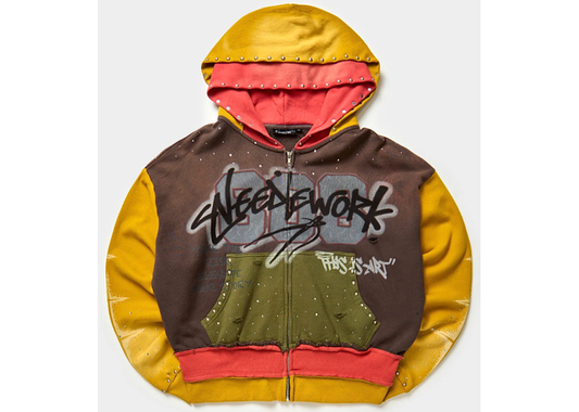 Stitch Zip Up Multi Color