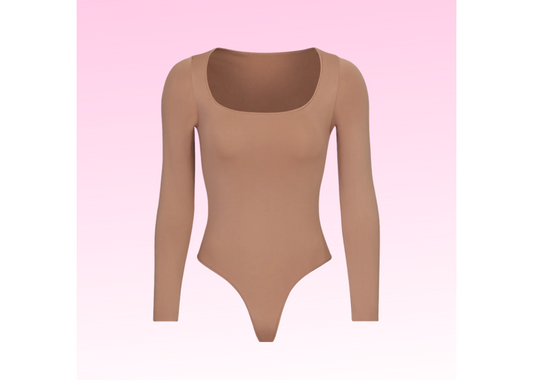 SKIMS Essentials Long Sleeve Bodysuit- SIEANNA
