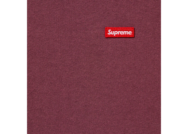 Supreme Small Box logo cargo sweatpants Burgundy