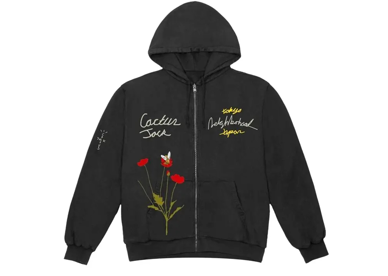 Cactus Jack by Travis Scott x Neighborhood Carousel Hoodie Black