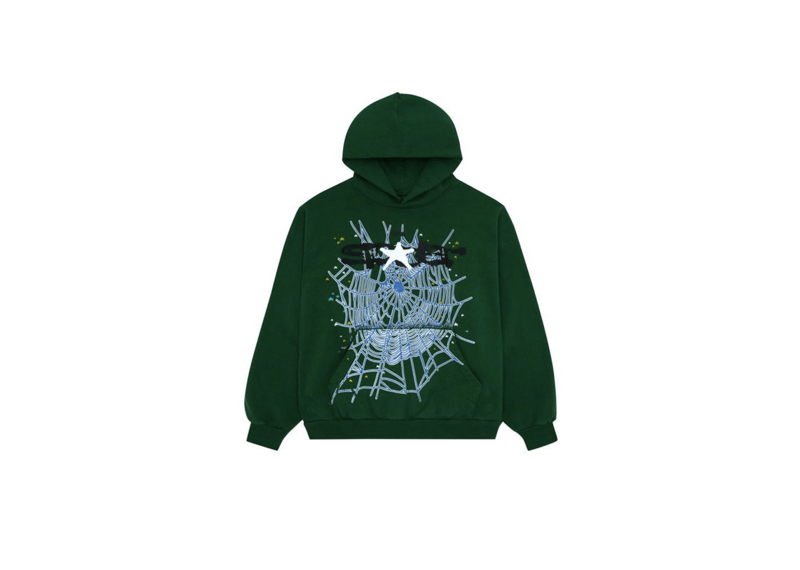 Sp5der Web Hoodie Hunter Green