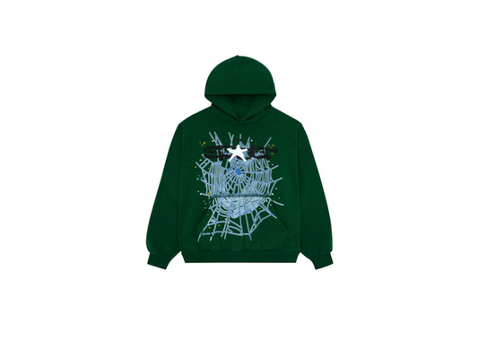 Sp5der Web Hoodie Hunter Green
