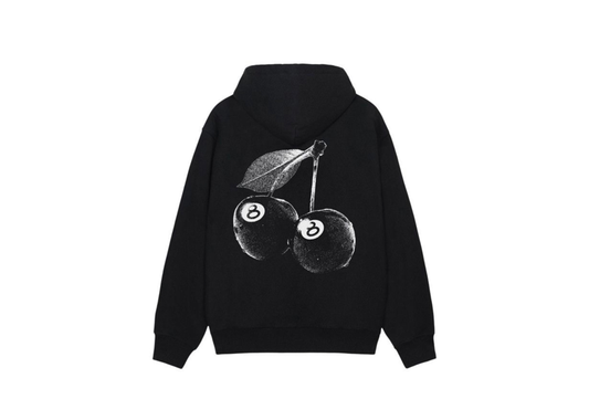Stussy Cherries Hoodie Black