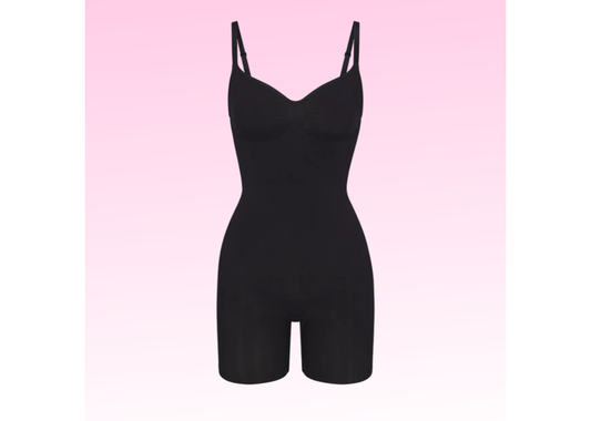 SKIMS Onyx Mid Thigh Bodysuit