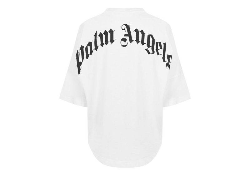 Palm Angels Mock Neck Logo Tee