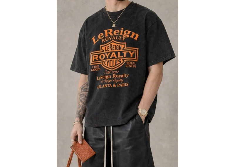 LeReign Chopper City Tee “Black/Orange”