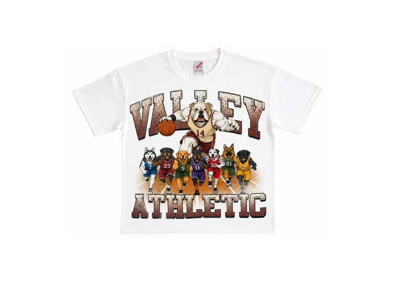 Vale Forever Athletics White Track Tee