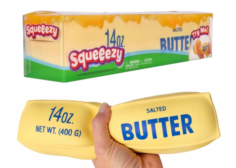 Squeeezy Butter Shape Fidget Toy