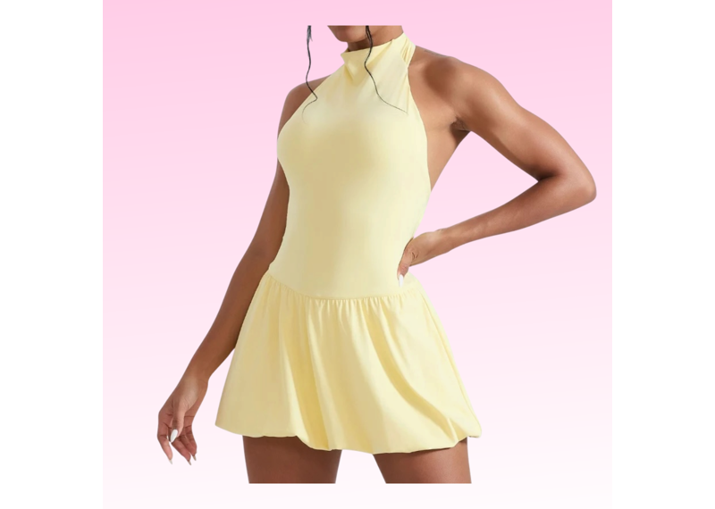 The Tennis Dress - Yellow
