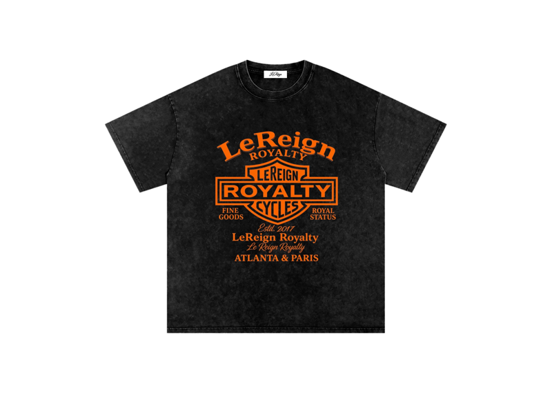 LeReign Chopper City Tee “Black/Orange”