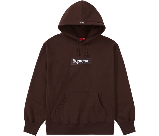 Supreme Box Logo Hooded Sweatshirt (FW21) Dark Brown