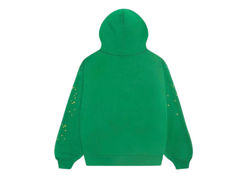 Sp5der Star OG Web V2 Hoodie Slime Green