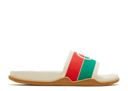 Gucci Slide Interlocking G - Orange Green