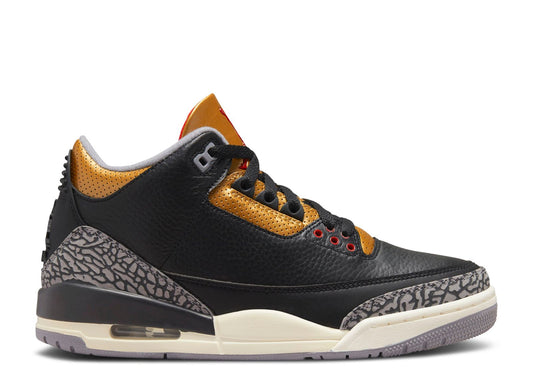 Wmns Air Jordan 3 Retro Black Gold Sample