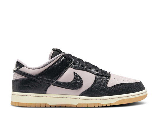 Dunk Low Black Platinum Violet Croc