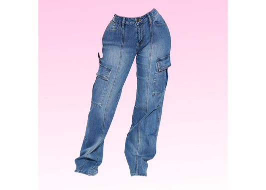 DENIM ME PLS CARGO JEANS