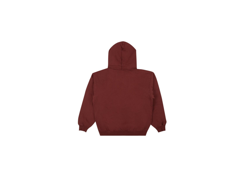 Sp5der Web Logo Hoodie Maroon